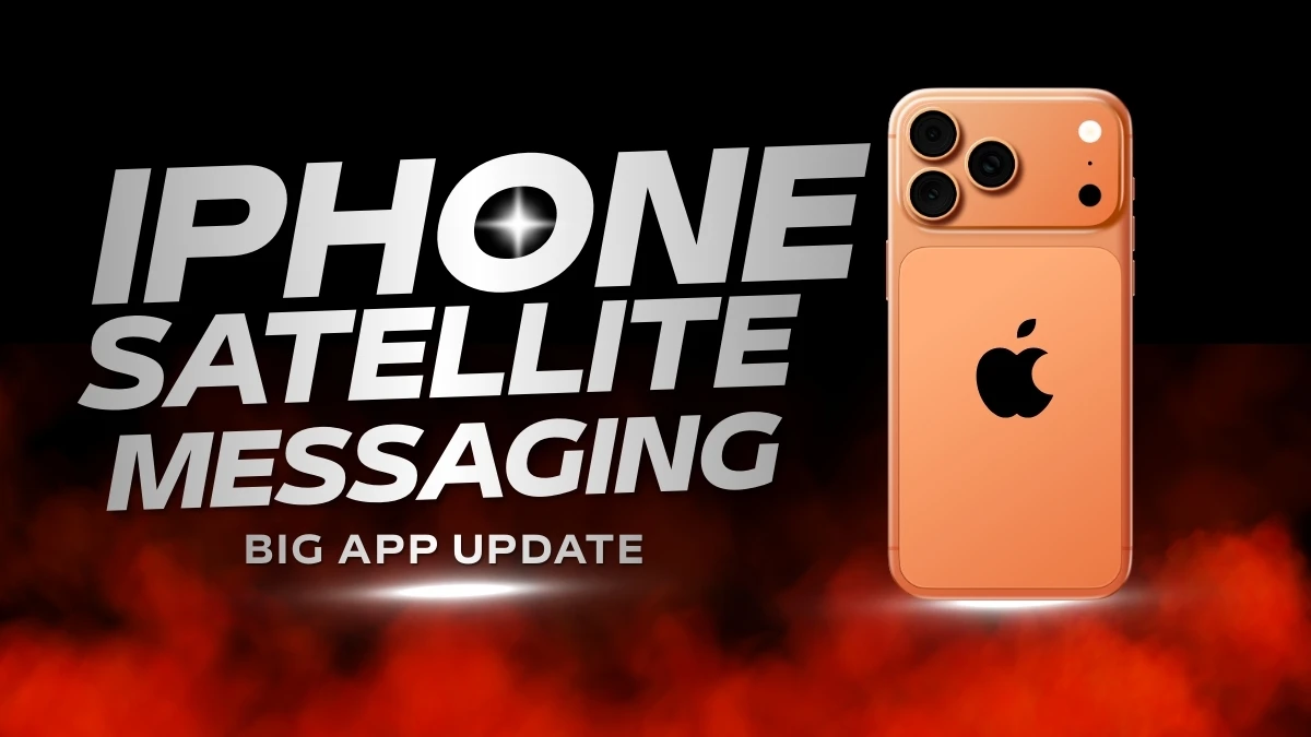 An iPhone displaying a satellite connection icon in a remote. An iPhone 14 or newer model demonstrating the satellite connectivity feature, allowing users to send messages in areas without cellular or Wi-Fi. The image highlights the crucial role of iPhone satellite messaging for emergency and remote communication in challenging environments.